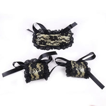 Load image into Gallery viewer, Women Sexy Underwear Soft Lace Mask + Sex Handcuffs Toys Erotic Costumes